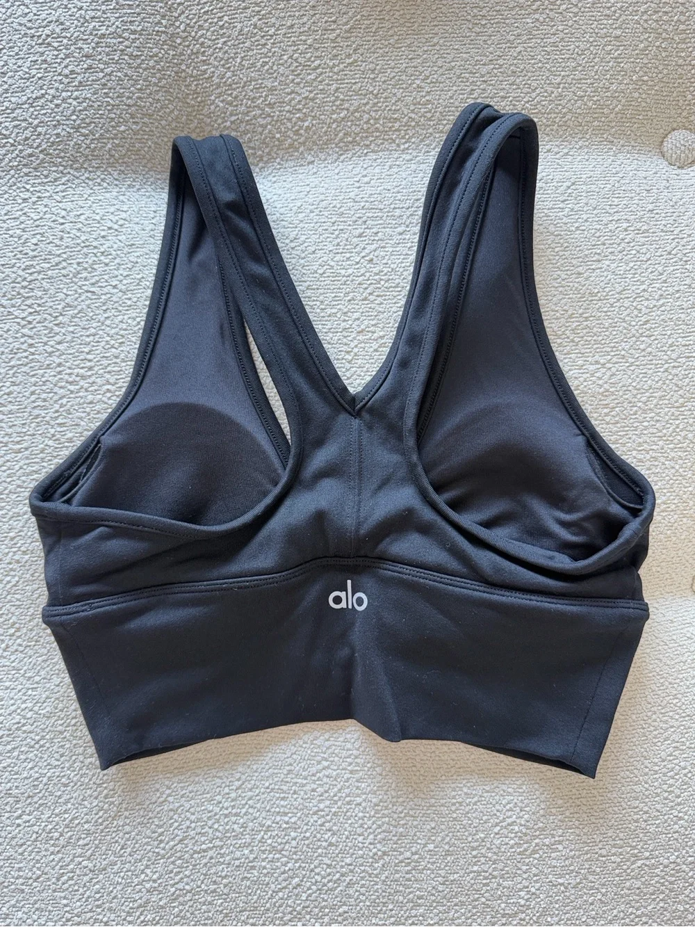 Alo Wild Thing Bra in Black